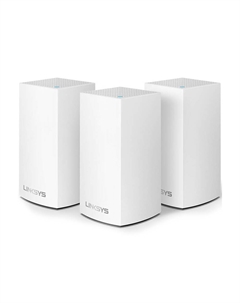 Wi-Fi роутер Linksys Velop WHW0103, AC1300, 3 шт., белый