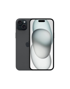 Смартфон Apple iPhone 15 Plus, 128 ГБ, (2 SIM), Black
