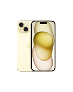 Смартфон Apple iPhone 15, 512 ГБ, (2 SIM), Yellow
