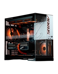 Системный блок Gigabyte, 32 ГБ/1 ТБ, Core i7-14700KF, RTX 4080 Super, Model 5 Case, чёрный/белый