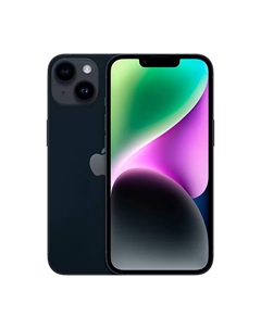 Смартфон Apple iPhone 14, 256 ГБ, (Dual nano-Sim), Midnight