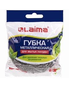 Губка (мочалка) для посуды металлическая Laima