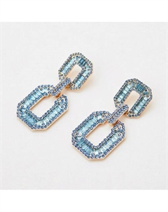 Серьги CUBE2 diamond Bocciolo