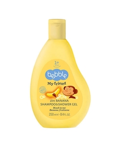 My Friend Шампунь и гель для душа 2в1 с ароматом Банана (1 год+) 250 Bebble