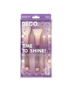 Набор кистей для макияжа в чехле Deco