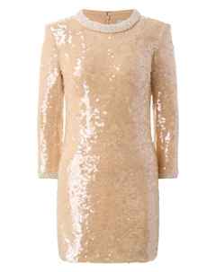 Платье с отделкой пайетками Self-portrait