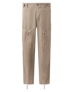 Брюки из хлопка и льна C.p. company