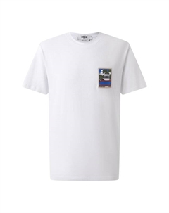 Хлопковая футболка Msgm