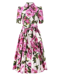 Хлопковое платье Dolce&gabbana