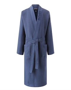 Халат из хлопка и вискозы Boss