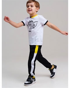 Комплект трикотажный для мальчиков: фуфайка (футболка), брюки Playtoday kids