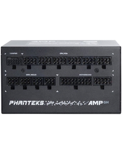Блок питания ATX PH-P1000GH_BK01 AMP GH 1000W, ATX 3.1, APFC, 80 Plus Platinum, PCIe 5.1, 120mm Fan, Fully Modular, black Phanteks