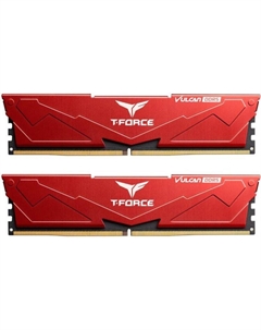 Модуль памяти DDR5 32GB (2*16GB) FLRD532G5600HC36BDC01 T-Force Vulcan red PC5-44800 5600MHz CL36 1.2V Team group
