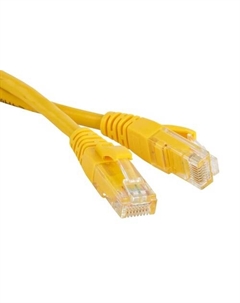 Кабель патч-корд U/UTP 6 кат. 3м PC-LPM-UTP-RJ45-RJ45-C6-3M-LSZH-YL LSZH,желтый Hyperline