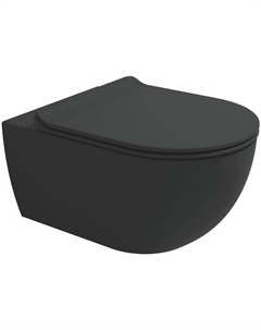 Унитаз App AP118SCAR подвесной Carbone без сиденья Flaminia