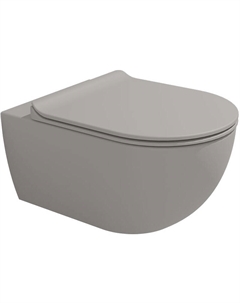 Унитаз App AP118GCEN подвесной Cenere без сиденья Flaminia