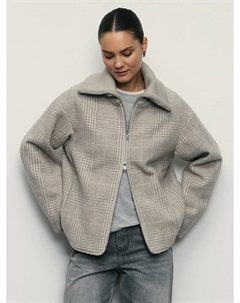 Полупальто с вязаным воротником Zarina