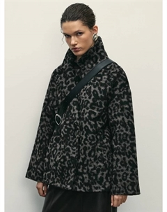 Полупальто с леопардовым принтом Zarina