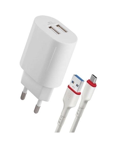 Сетевое зарядное устройство Defender UPC-24, 2xUSB-A, USB-C, 10.5Вт, 2.1A, белый