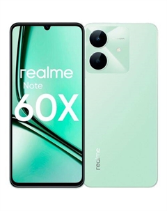 6.74" Смартфон REALME Note 60х 3/64Gb, RMX3938, IPS, 90Гц, 5000мAч, зеленый Realme