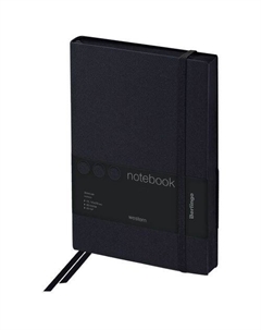 Записная книжка Western A5, 160стр., 80лист., кремовые страницы, черный Berlingo