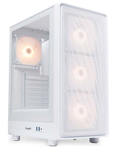 Компьютерный корпус HSPD M510 (M510-TGWH-ARGB) Hspd