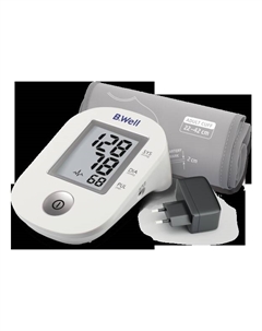 Тонометр B.Well PRO-33, автоматический, на плечо, ЖК-экран, универсальная манжета, адаптер питания в комплекте B.well