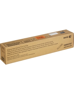 Картридж лазерный Xerox 106R03767, пурпурный, 10100 страниц, оригинальный для Xerox VersaLink C7000