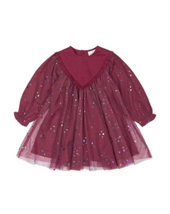 Платье с блестками Siblings "Mibby Crushed Berry", ягодный морс The new