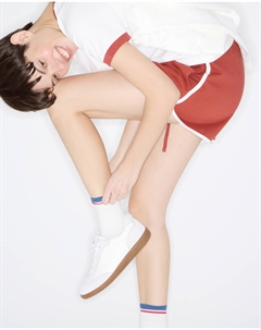 Носки с полосками синего цвета 2mood