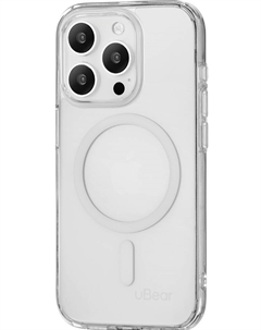 Чехол-накладка Real Mag Case для iPhone 15 Pro Прозрачный Ubear