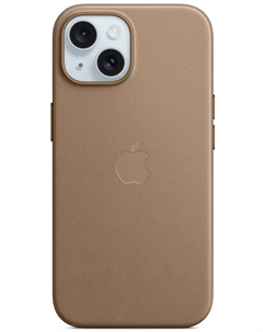 Чехол-накладка iPhone 15 FineWoven Case with MagSafe Тауп Apple