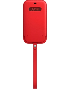 Чехол iPhone 12 Pro Max MagSafe кожаный (PRODUCT)RED (MHYJ3ZE/A) Apple