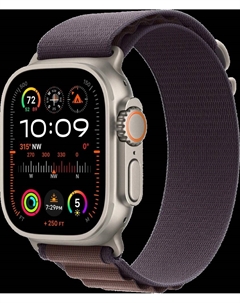 Часы Watch Ultra 2 (2024) natural titanium +ремешок Alpine Loop indigo (L) Apple
