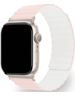 Ремешок для умных часов Mode для Apple Watch 38|40|41 mm силиконовый Розовый/бежевый (WB11RB01SM-AW) Ubear