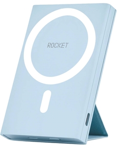 Внешний аккумулятор HOLD с поддержкой MagSafe 5000 mAh Светло-голубой Rocket