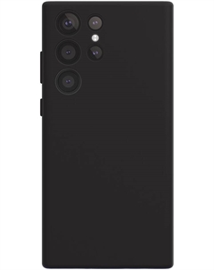 Чехол-накладка Silicone Case для Samsung Galaxy S23 Ultra Черный Vlp