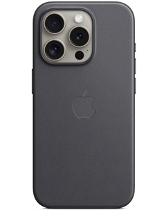 Чехол-накладка iPhone 15 Pro FineWoven Case with MagSafe Черный Apple