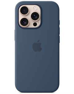 Чехол-накладка iPhone 16 Pro Silicone Case MagSafe Синий Apple