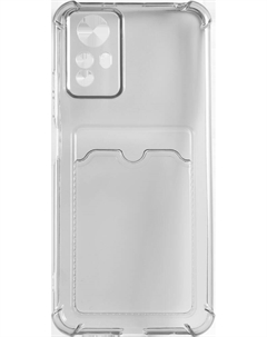 Чехол-накладка Card Case для Xiaomi REDMI Note 12S Прозрачный/Черный Redline