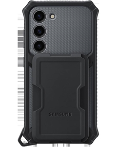 Чехол-накладка Galaxy S23 Rugged Gadget Титан (EF-RS911CBEGRU) Samsung