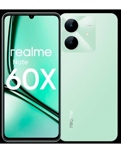 Смартфон realme Note 60X 3/64 ГБ LTE Зеленый Realme