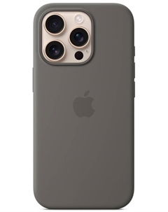 Чехол-накладка iPhone 16 Pro Silicone Case MagSafe Серый Apple