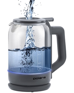 Электрочайник Polaris PWK 1720CGLD WIFI IQ Home Grey