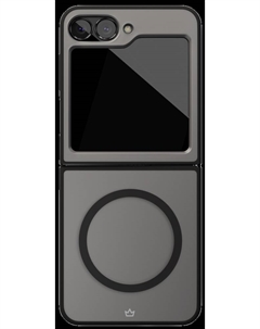 Чехол-накладка Moon Case с MagSafe для Samsung Galaxy Z Flip6 Черный Vlp