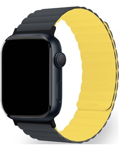 Ремешок для умных часов Mode для Apple Watch 42|44|45|49 mm силиконовый Серый/Желтый (WB10YG01ML-AW) Ubear