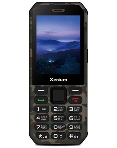 Мобильный телефон Xenium X300 без ОС Зеленый камуфляж