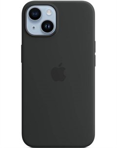 Чехол-накладка iPhone 14 Silicone Case with MagSafe Тёмная ночь Apple