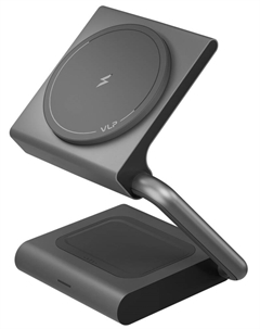 Беспроводное зарядное устройство Zen Charger 2 в 1 MagSafe 15 Вт Серое Vlp