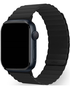 Ремешок для умных часов Mode для Apple Watch 42|44|45|49 mm силиконовый Черный (WB08BL01ML-AW) Ubear